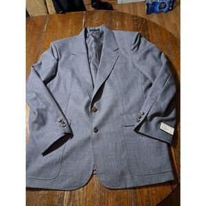 New 41R Maxwell Park Grey Notch Lapel Suit Sports Coat Jacket Blazer  NWT